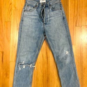 White washed jeans size 22